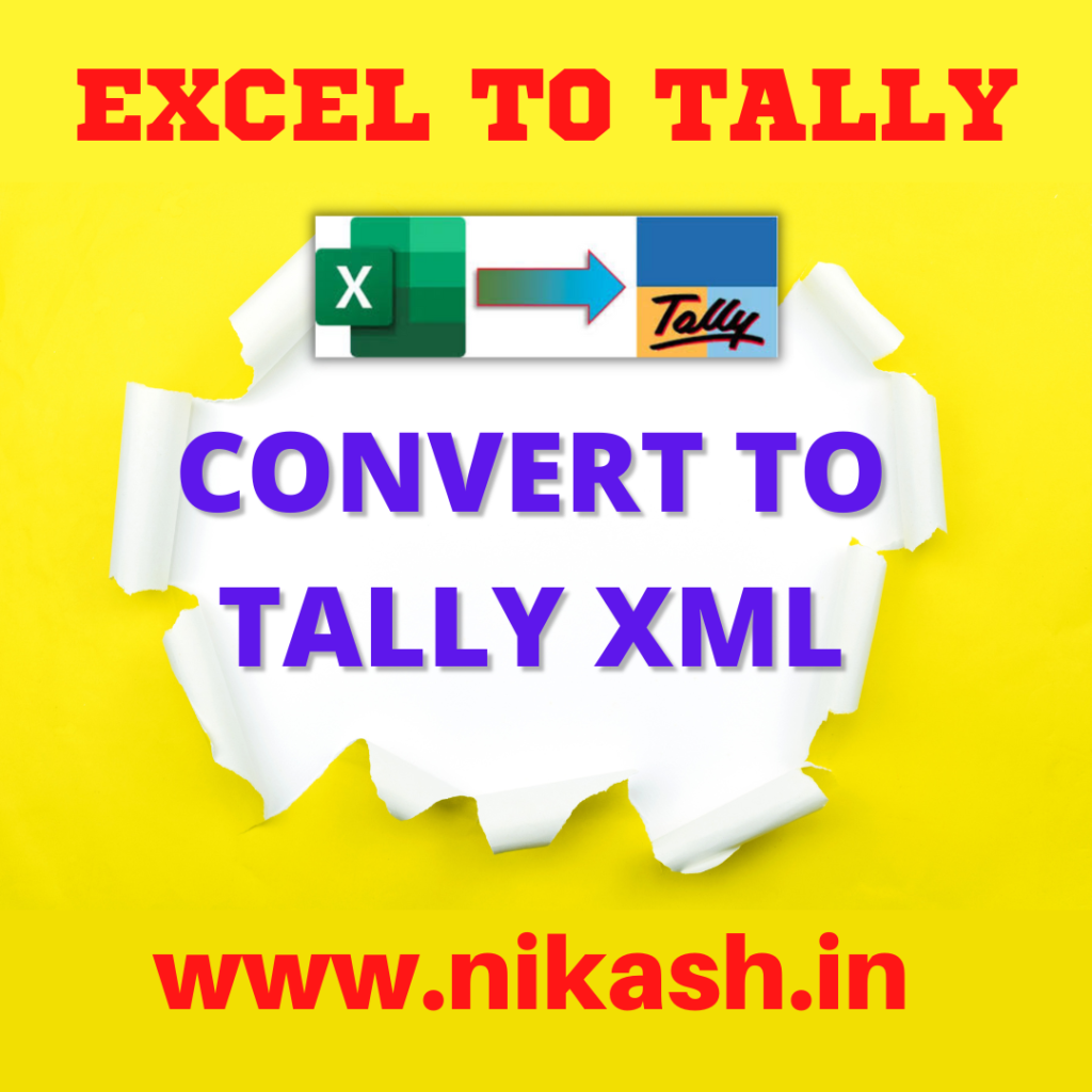 How To Convert Excel To Tally Xml File