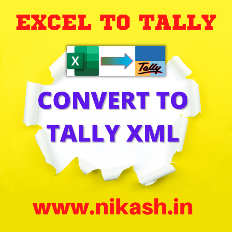 free excel to tally xml converter online tool